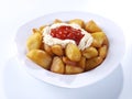 Patatas Bravas Ã¢â¬â Hot spicy fried potatoes